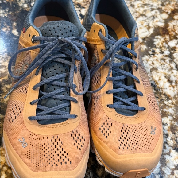 On Cloud Running womens Orange Athletic Shoes - Picture 4 of 9